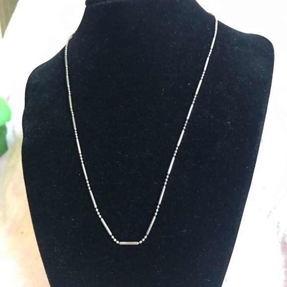 Vintage 925 Italian Starling Silver Chain Necklace - Picture 4 of 9